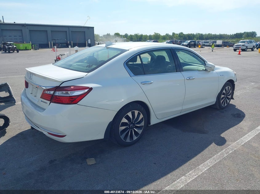 Vin: jhmcr6f51hc003930, lot: 46623294, honda accord hybrid ex-l 20174