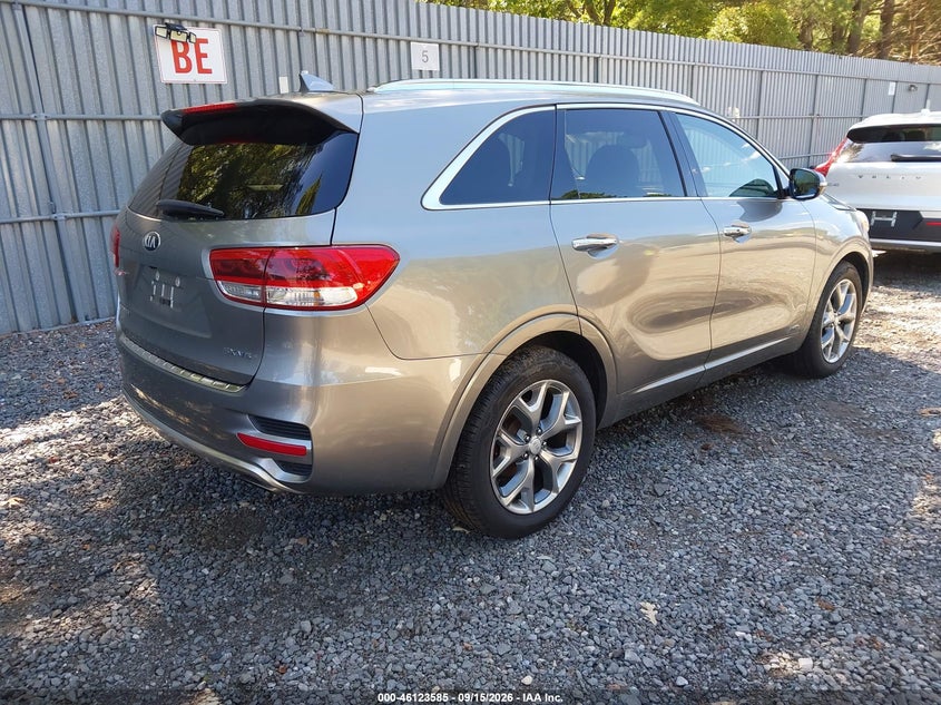 Vin: 5xypkda51jg363980, lot: 46623305, kia sorento 3.3l sx 20184