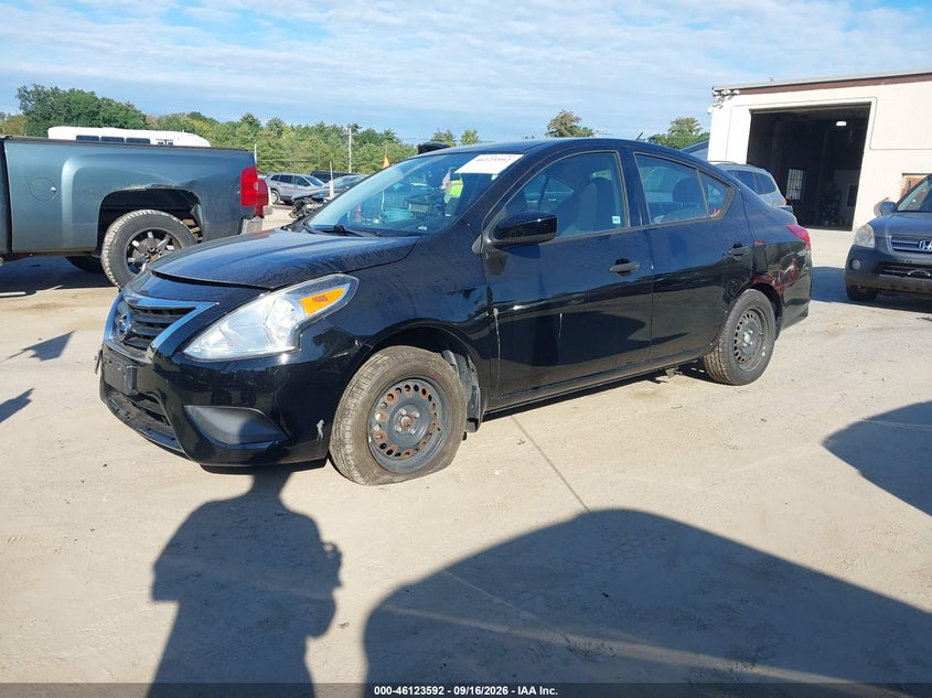 Vin: 3n1cn7ap1hl877052, lot: 46623312, nissan versa 1.6 s+ 20172