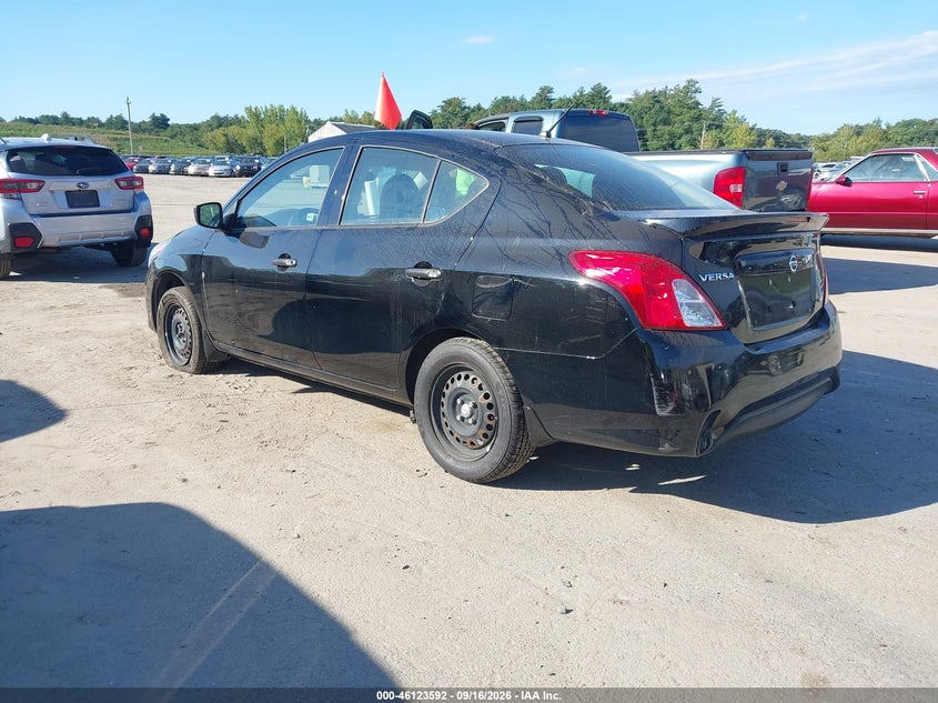 Vin: 3n1cn7ap1hl877052, lot: 46623312, nissan versa 1.6 s+ 20173