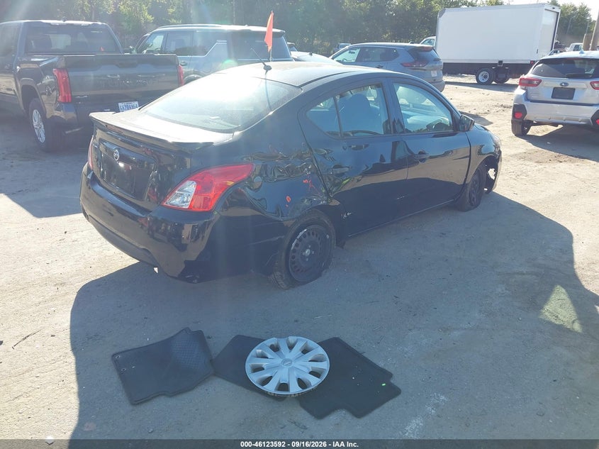 Vin: 3n1cn7ap1hl877052, lot: 46623312, nissan versa 1.6 s+ 20174