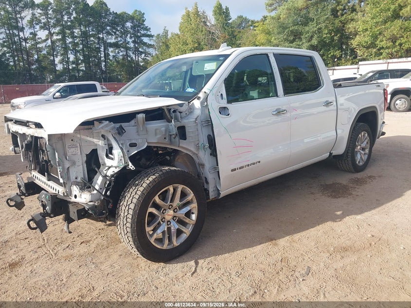 Vin: 3gtu9ded4mg406133, lot: 46623355, gmc sierra 1500 4wd  short box slt 20212