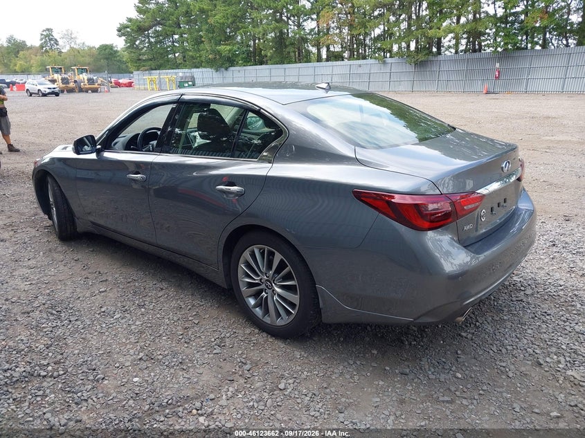 Vin: jn1ev7br6rm632425, lot: 46623382, infiniti q50 luxe awd 20243