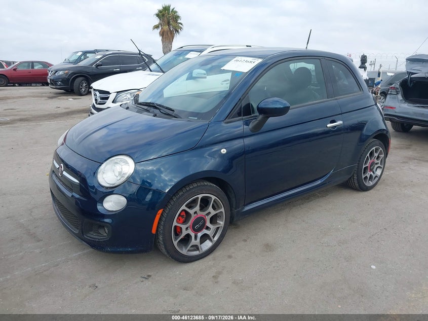 Vin: 3c3cffbr4ft624796, lot: 46623405, fiat 500 sport 20152