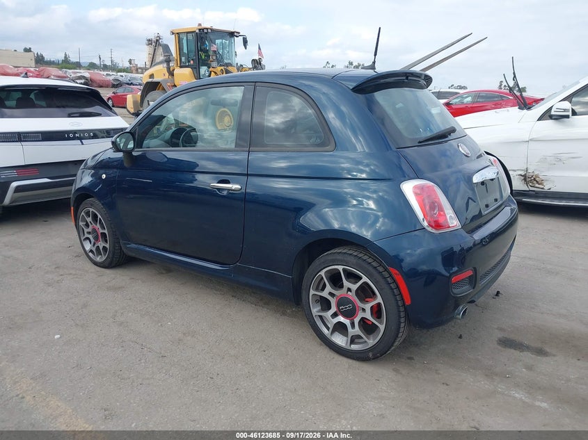 Vin: 3c3cffbr4ft624796, lot: 46623405, fiat 500 sport 20153