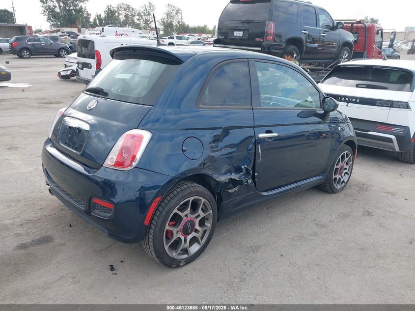 Vin: 3c3cffbr4ft624796, lot: 46623405, fiat 500 sport 20154