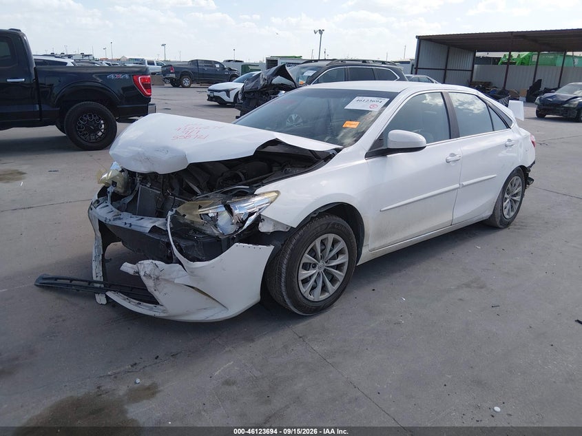 2016 Toyota Camry, Front & Rear, IAAI, VIN 4T1BF1FK1GU558721 — photo 2