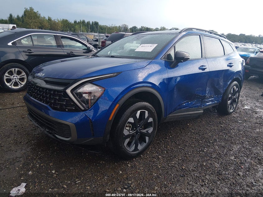 Vin: 5xyk6caf6pg134883, lot: 46623427, kia sportage x-line 20232