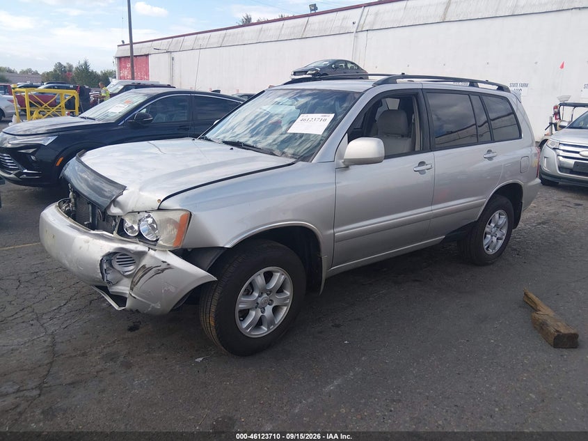 2002 Toyota Highlander, Front End, IAAI, VIN JTEHF21A920054688 — photo 2
