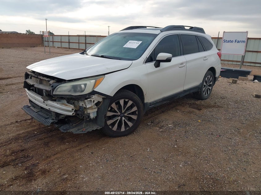 Vin: 4s4bsblc4g3253850, lot: 46623434, subaru outback 2.5i limited 20162