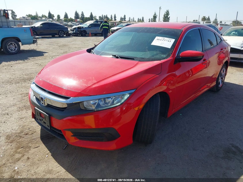 2016 Honda Civic, Right Side, IAAI, VIN 2HGFC2F57GH550898 — photo 2