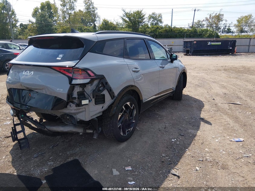 Vin: 5xyk5caf3pg107207, lot: 46623466, kia sportage sx-prestige 20234