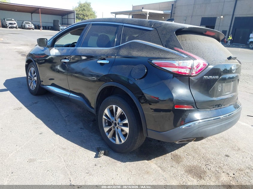 Vin: 5n1az2mh9gn151417, lot: 46623505, nissan murano platinum/s/sl/sv 20163