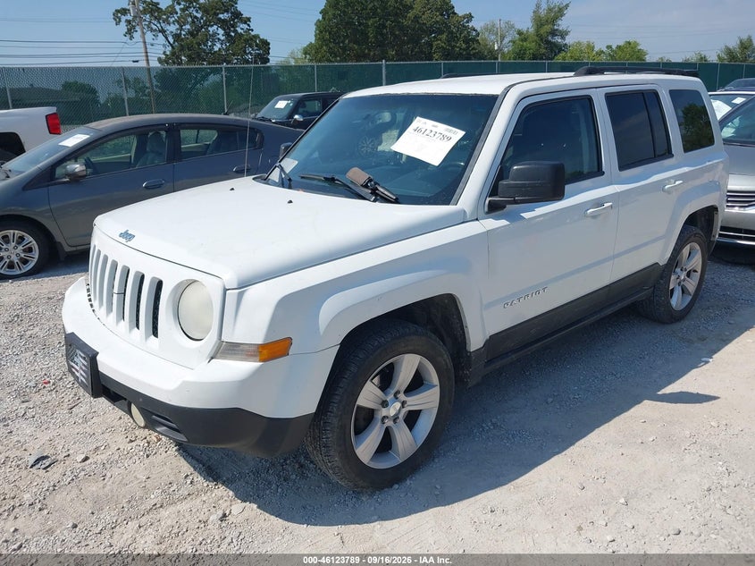 Vin: 1c4njrfb9ed713124, lot: 46623509, jeep patriot latitude 20142