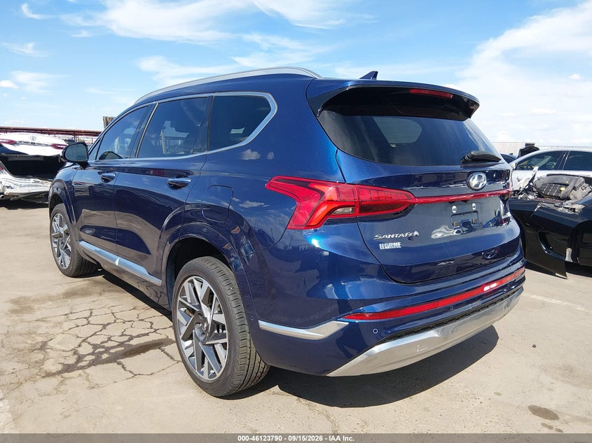 Vin: 5nms5dalxnh439093, lot: 46623510, hyundai santa fe calligraphy 20223