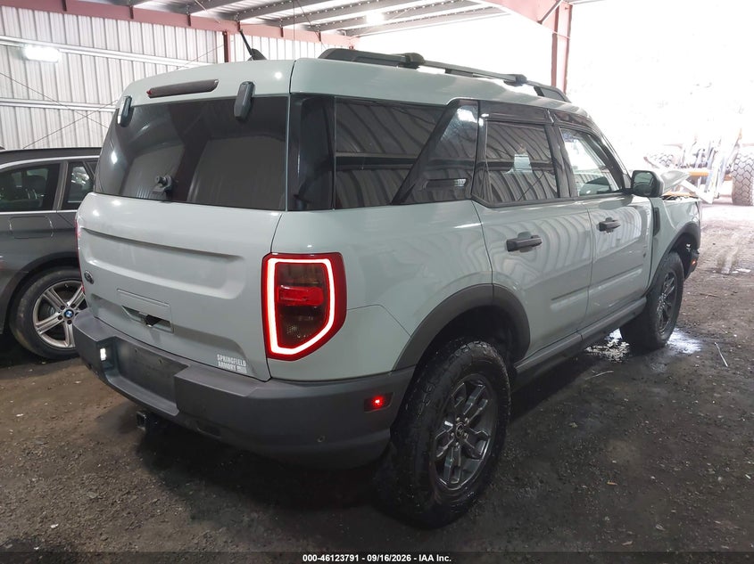 Vin: 3fmcr9b66mra84951, lot: 46623511, ford bronco sport big bend 20214