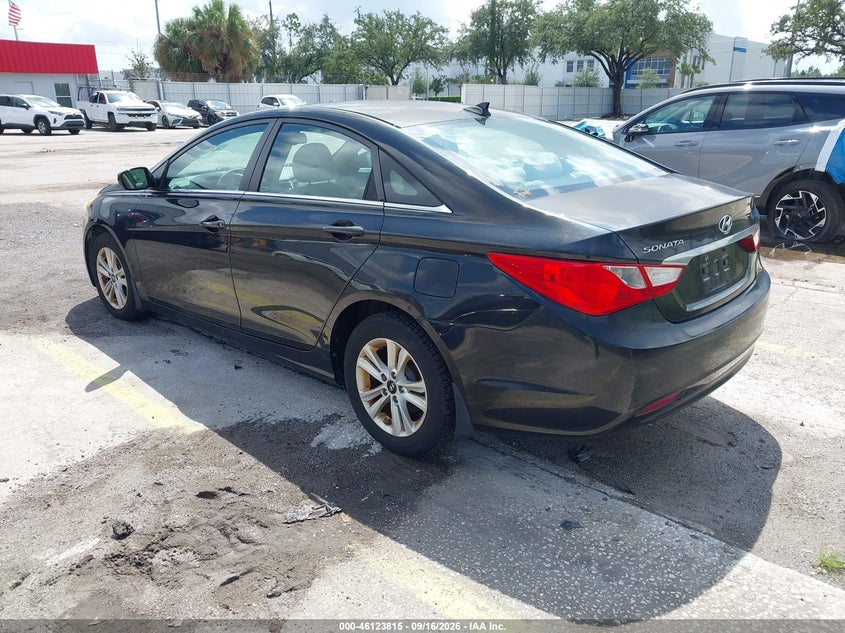 Vin: 5npeb4acxdh614496, lot: 46623535, hyundai sonata gls 20133