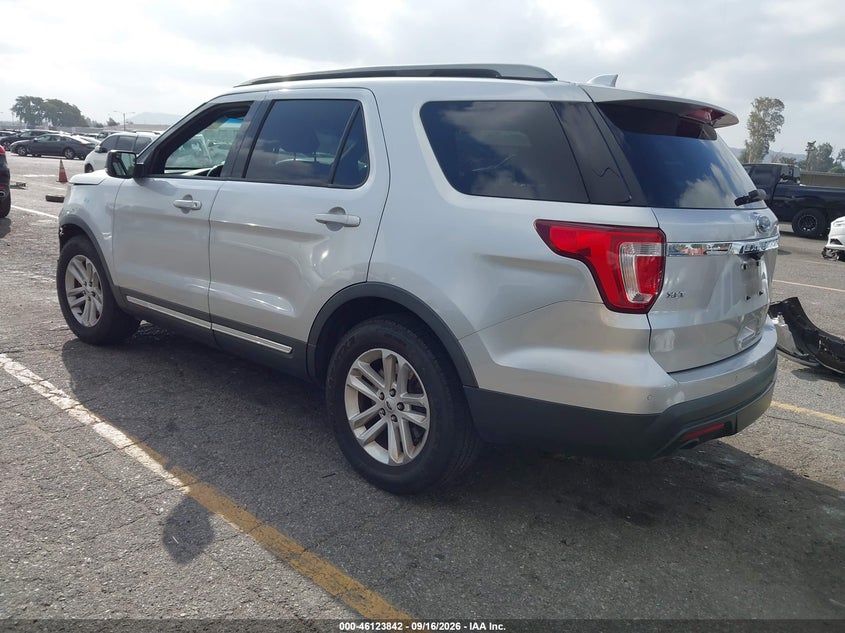 Vin: 1fm5k7d88hgd89199, lot: 46623562, ford explorer xlt 20173