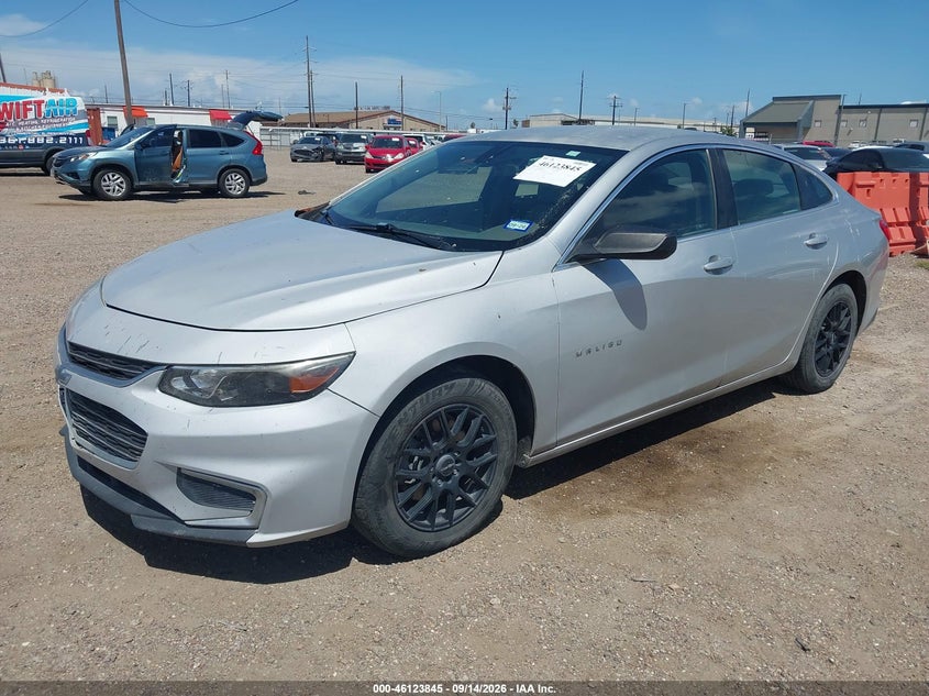 Vin: 1g1zb5st8gf338462, lot: 46623565, chevrolet malibu ls 20162