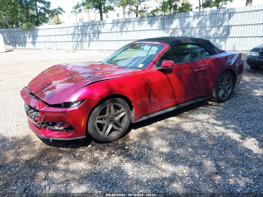 Vin: 1fagp8uh7s5131933, lot: 46623583, ford mustang ecoboost 20252