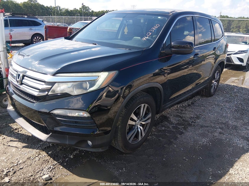 Vin: 5fnyf5h79gb021912, lot: 46623600, honda pilot ex-l 20162