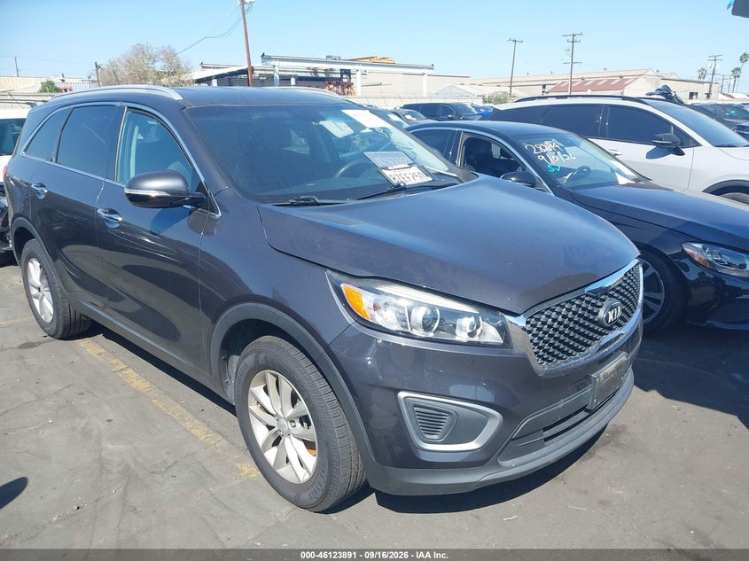 2016 Kia Sorento 2.4L Lx, Vandalized, IAAI, VIN 5XYPG4A32GG179253