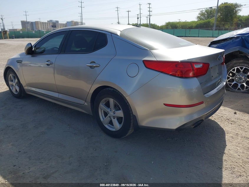 2014 KIA OPTIMA auction photo 3