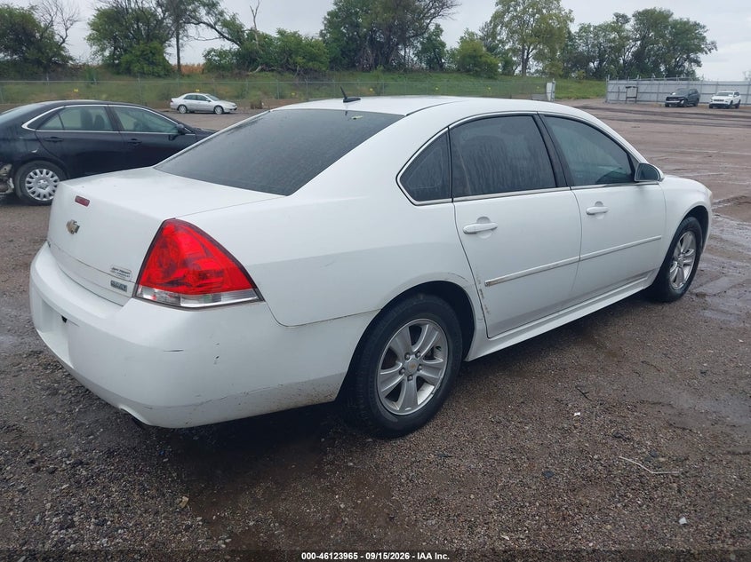 Vin: 2g1wa5e36c1149635, lot: 46623685, chevrolet impala ls 20124
