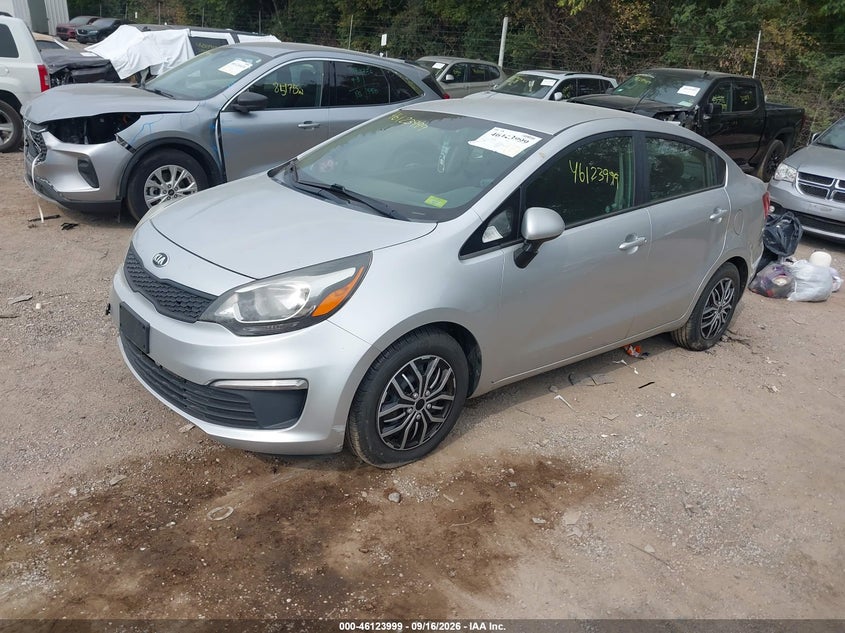 Vin: knadm4a32g6573556, lot: 46623719, kia rio lx 20162