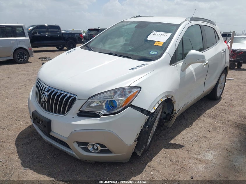 Vin: kl4cjfsb6fb243024, lot: 46623761, buick encore convenience 20152