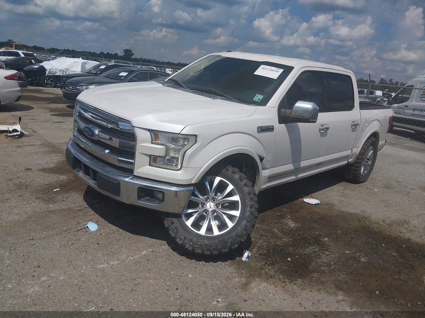 Vin: 1ftew1cg3fke19251, lot: 46623770, ford f-150 lariat 20152