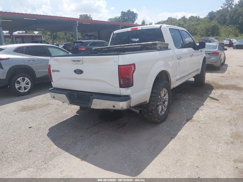 Vin: 1ftew1cg3fke19251, lot: 46623770, ford f-150 lariat 20154