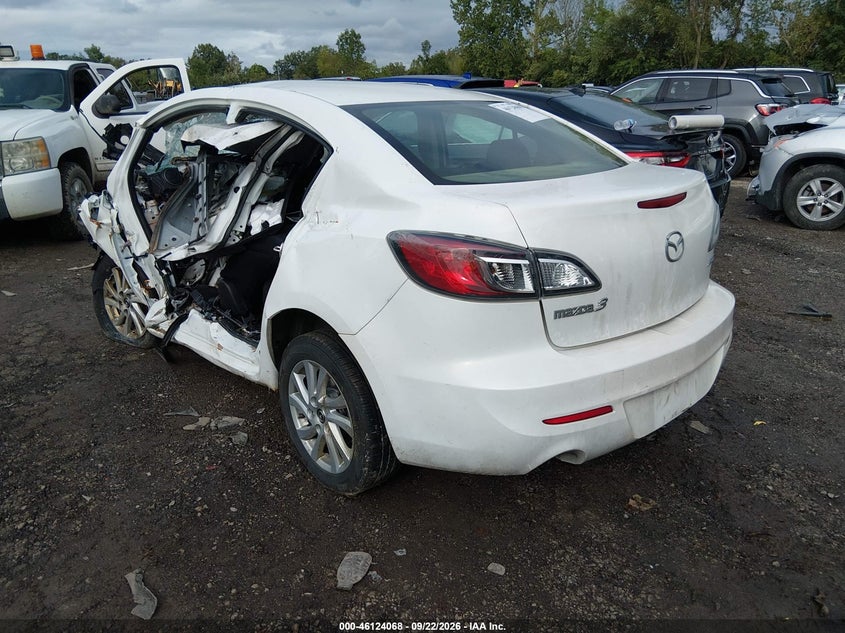 Vin: jm1bl1v71d1797984, lot: 46623788, mazda mazda3 i touring 20133