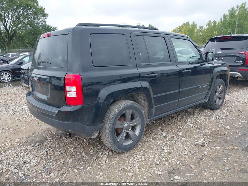 Vin: 1c4njpfa6fd126389, lot: 46623807, jeep patriot high altitude edition 20154
