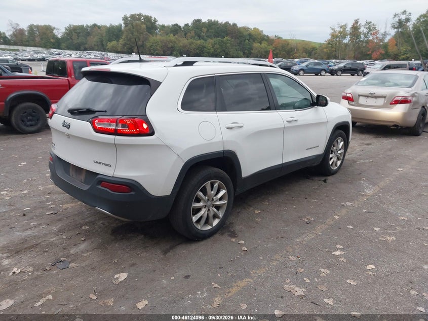 Vin: 1c4pjmdb5hw500128, lot: 46623816, jeep cherokee limited 4x4 20174