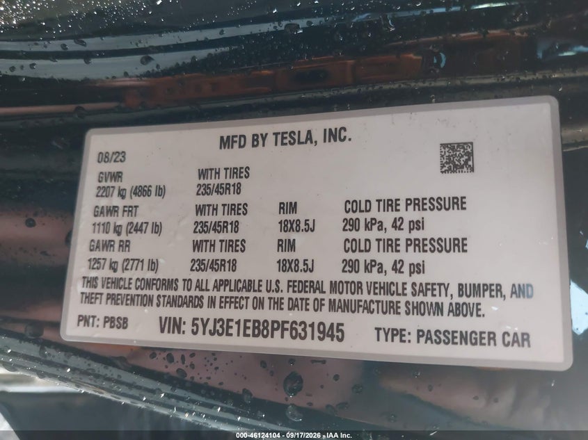 TESLA MODEL 3 - zdjęcie 9