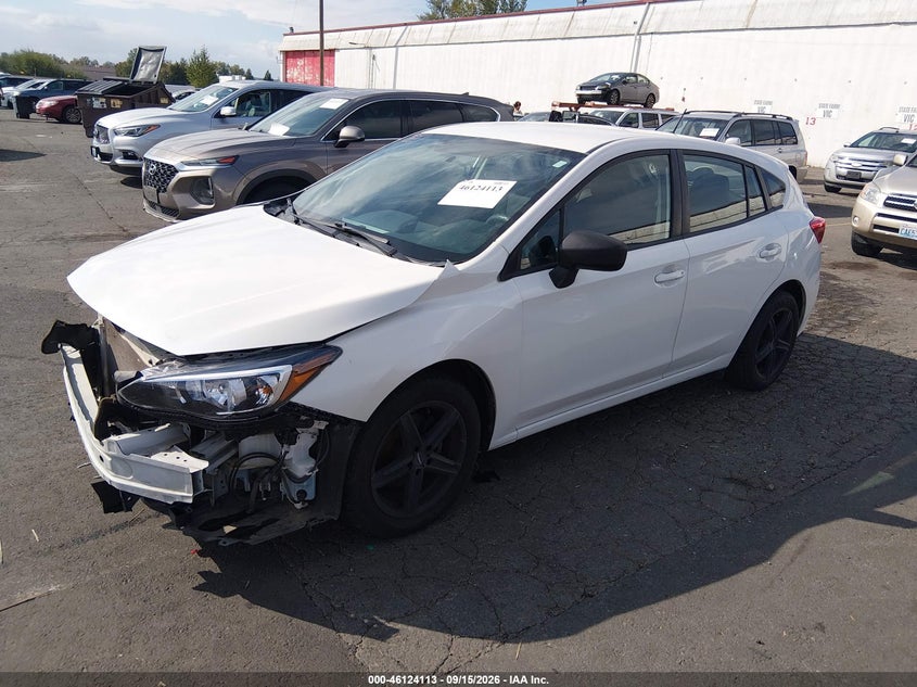 2019 Subaru Impreza, Front End, IAAI, VIN 4S3GTAA60K3721337 — photo 2
