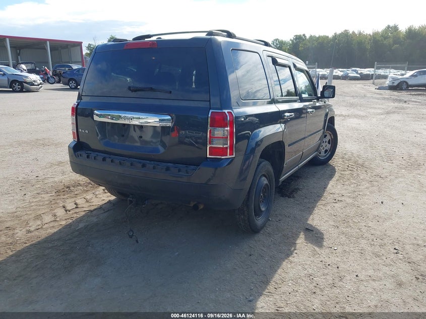 Vin: 1c4njrbb6gd586664, lot: 46623836, jeep patriot sport 20164