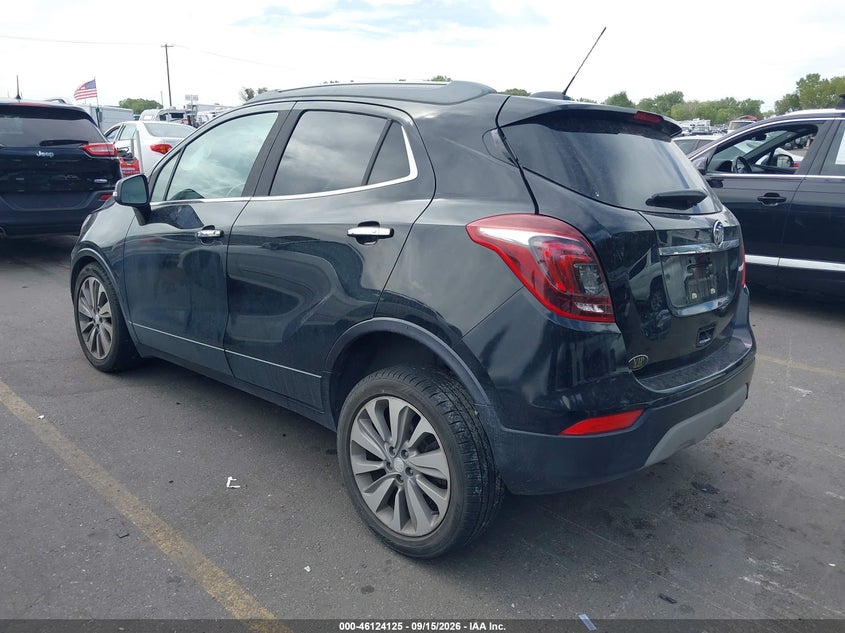 Vin: kl4cjasb3kb709537, lot: 46623845, buick encore fwd preferred 20193