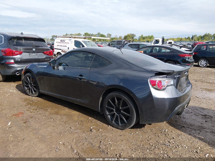 Vin: jf1zcac18d2607577, lot: 46623878, subaru brz limited 20133