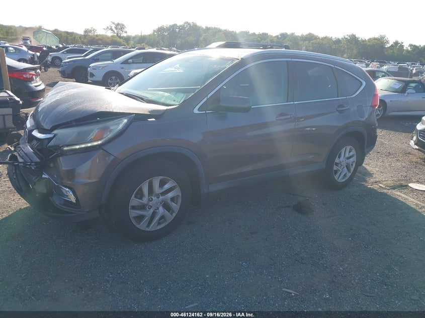 2015 Honda CR-V, Front End, IAAI, VIN 2HKRM3H7XFH550588 — photo 2