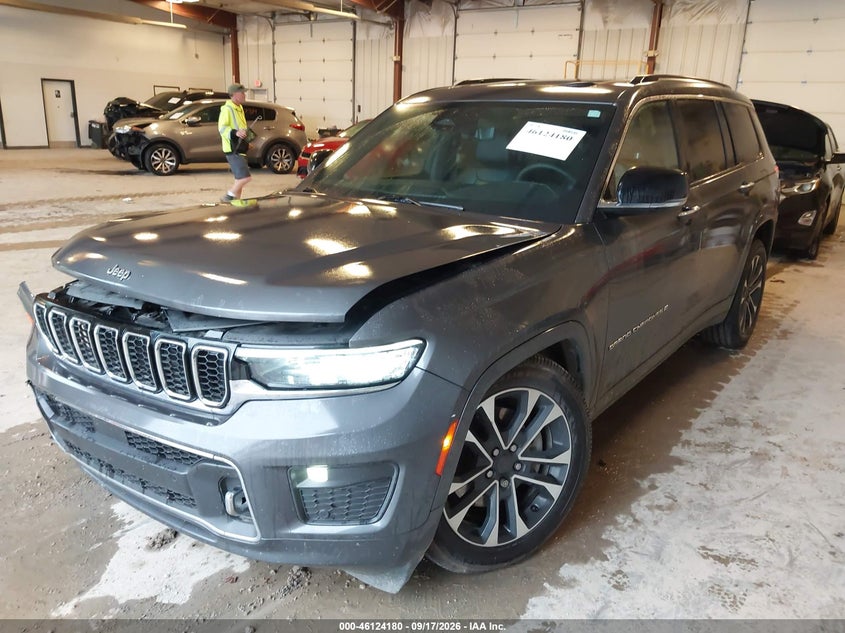 Vin: 1c4rjkdg2p8103388, lot: 46623899, jeep grand cherokee l overland 4x4 20232