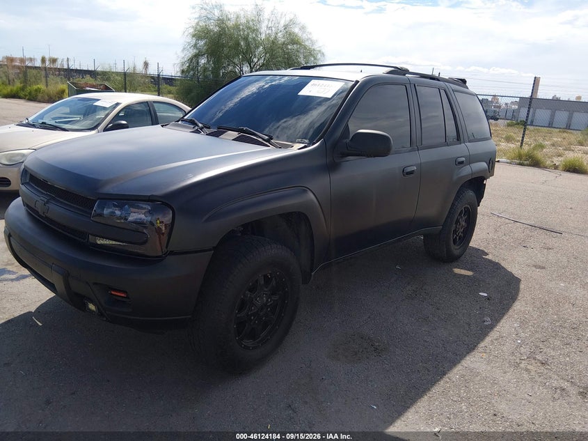 2007 Chevrolet Trailblazer Ls, Rear, IAAI, VIN 1GNET13M872199323 — photo 2