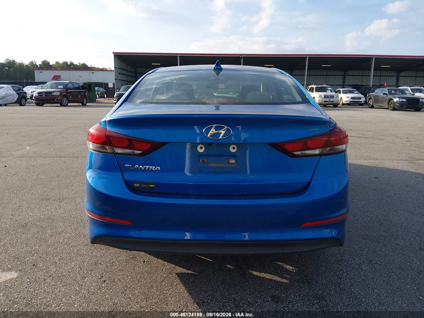 HYUNDAI ELANTRA 2017 VIN KMHD84LF6HU191280