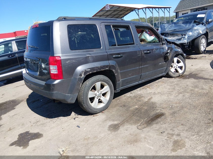 Vin: 1c4njrfb8hd158820, lot: 46623926, jeep patriot latitude 4x4 20174