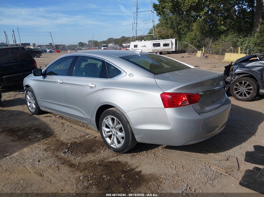 Vin: 2g1105sa2g9183417, lot: 46623960, chevrolet impala 1lt 20163