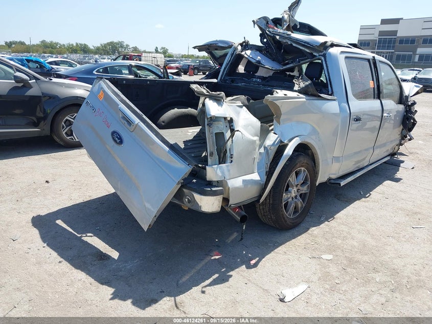 Vin: 1ftew1cg8gfb01006, lot: 46623981, ford f-150 lariat 20164