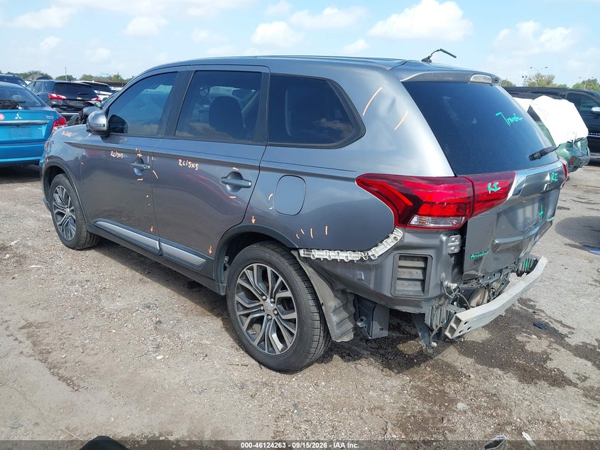 Vin: ja4ad3a38gz015459, lot: 46623983, mitsubishi outlander se/sel 20163