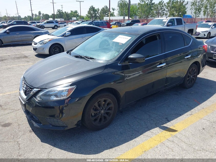 Vin: 3n1ab7ap8jy277119, lot: 46624069, nissan sentra s 20182