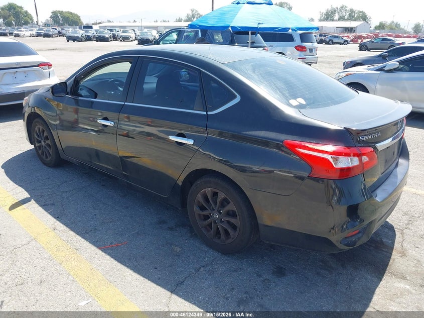 Vin: 3n1ab7ap8jy277119, lot: 46624069, nissan sentra s 20183